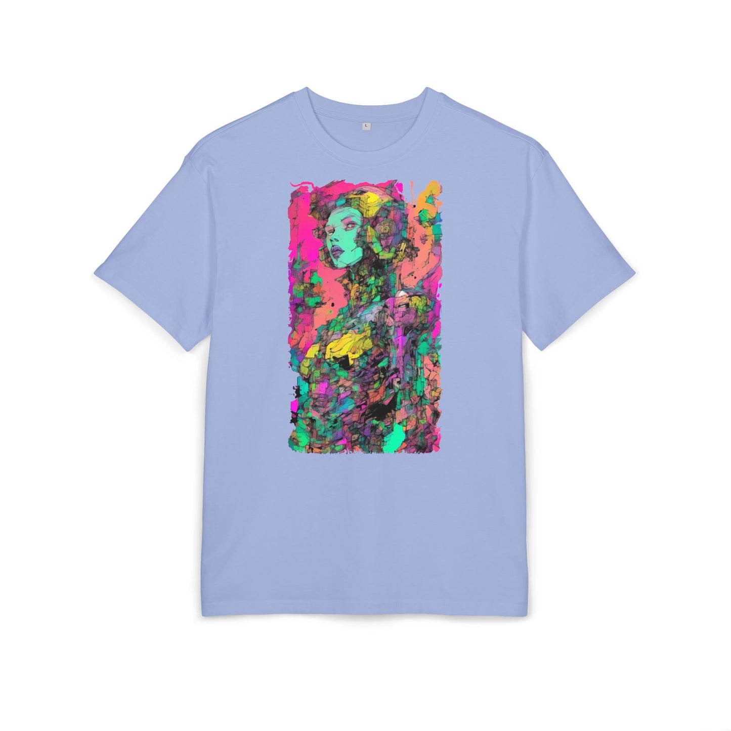 Artistic Oversize Tee - Vibrant Graphic Shirt, Casual Streetwear, Unique Gift for Art Lovers, Everyday Wear, Graphic Tee