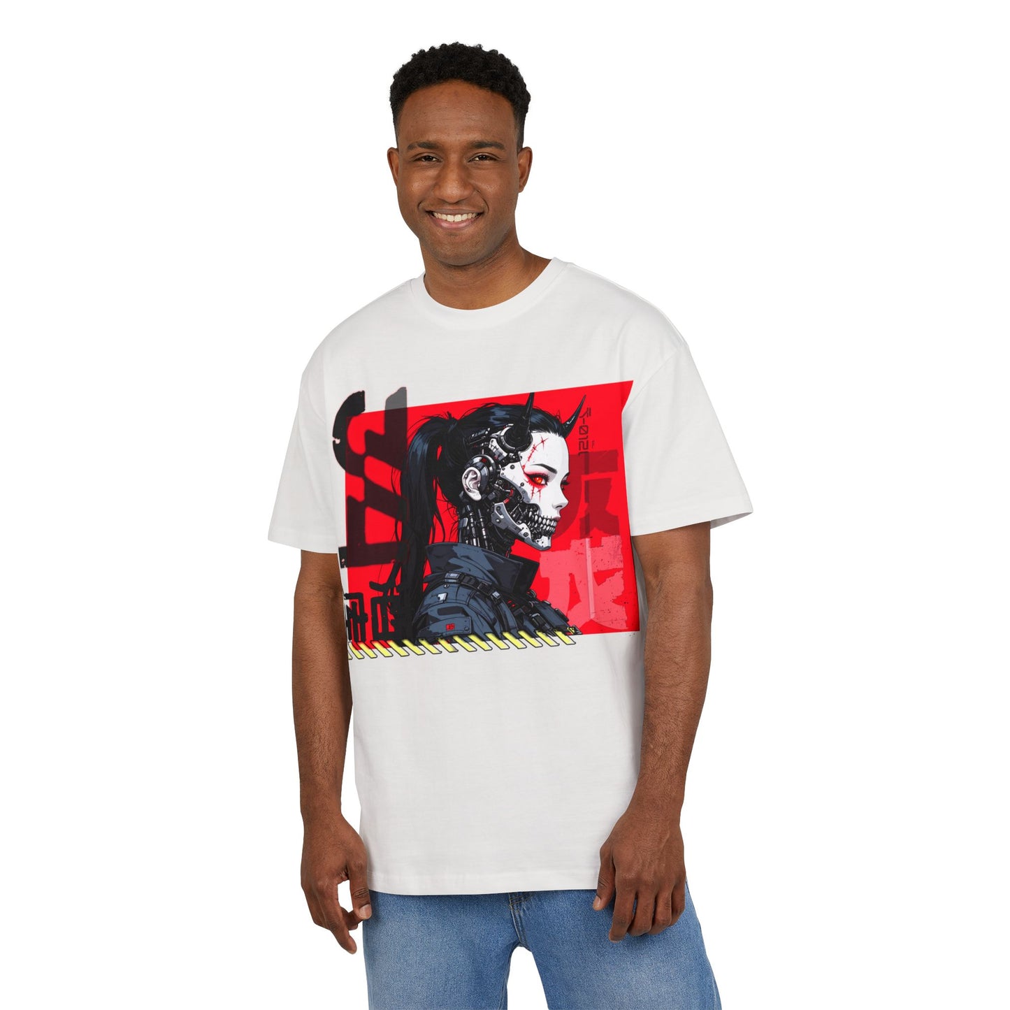 Cyber Edgy Oversize T-Shirt