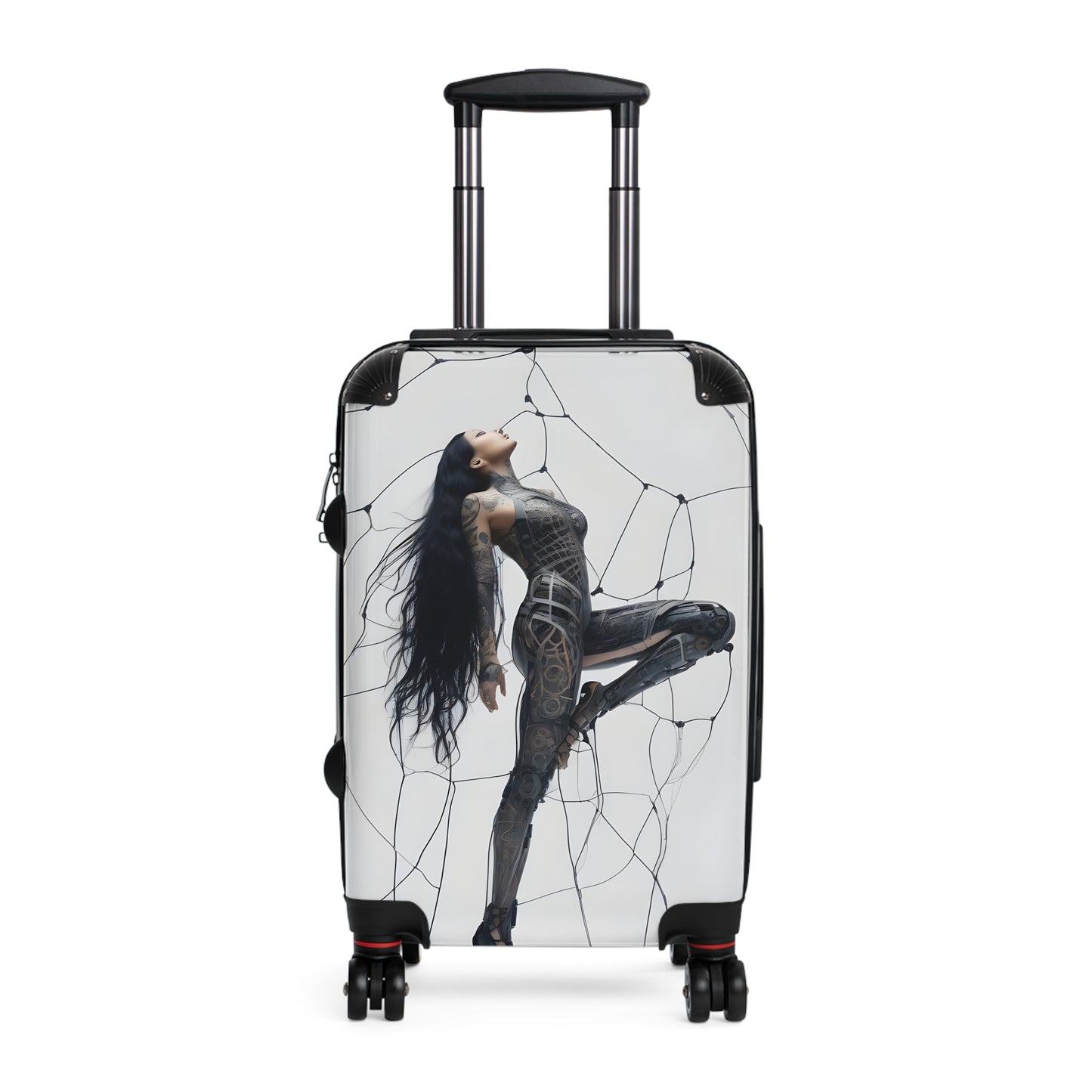 Travel Suitcase - Stylish Cyber Design for Adventurers