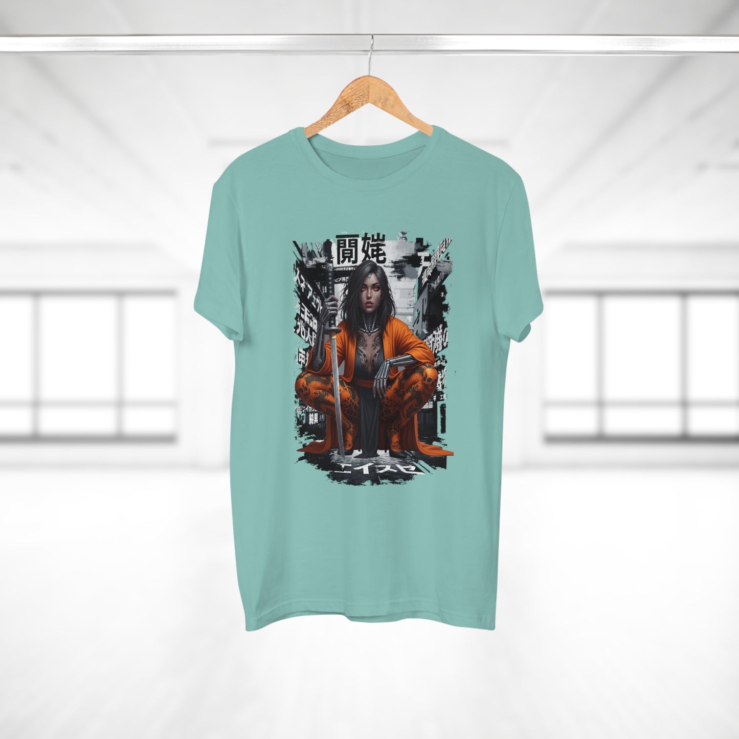Urban Samurai Unisex T-shirt, Graphic Tee for Anime Fans, Streetwear Fashion, Unique Gift for Birthdays, Casual Wear
