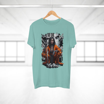 Urban Samurai Unisex T-shirt, Graphic Tee for Anime Fans, Streetwear Fashion, Unique Gift for Birthdays, Casual Wear