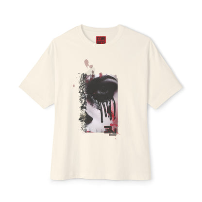 Chic Oversized Graphic Tee - Edgy Art Shirt, Casual Everyday Wear, Fashion Statement, Gift for Art Lovers, Unisex Street Style