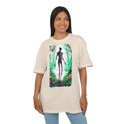 Mystical Forest Oversize Tee, Unisex Heavy Tee, Witchy Fashion, Boho Graphic Shirt, Alternative Style Tee