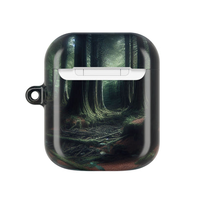 Nature-Inspired AirPod Cases, Forest Style Protective Cover, Eco-Friendly Gift for Nature Lovers, Tech Accessory for Travel