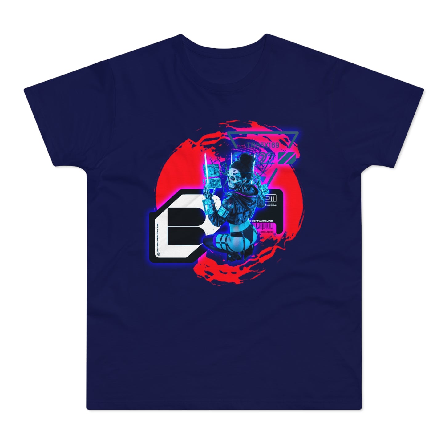 Futuristic Graphic Tee, Urban Outfit, Cyberpunk Style T-shirt, Men's Streetwear, Casual Wear, Gift for Tech Lovers