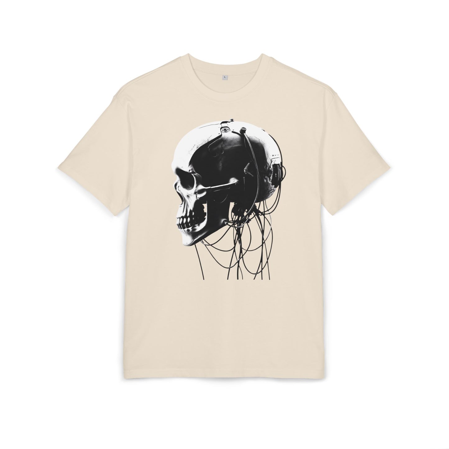 Unisex Skull Graphic Oversize Tee - Bold, Edgy Style for Casual Wear