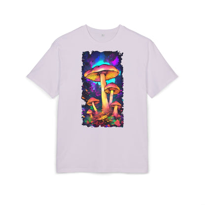 Psychedelic Mushroom Oversize Tee, Unisex Graphic Tee, Casual Summer Shirt, Gift for Nature Lovers, Festival Fashion