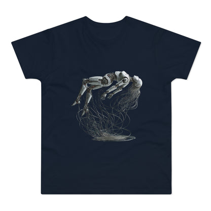Futuristic Graphic Tee, Cool Unisex T-Shirt for Tech Enthusiasts, Gift for Birthdays, Casual Wear, Unique Art Shirt
