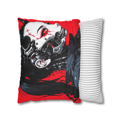 Futuristic Cyberpunk Pillowcase, Cozy Decor, Perfect for Gaming Rooms, Gifts for Tech Lovers, Stylish Home Accessories