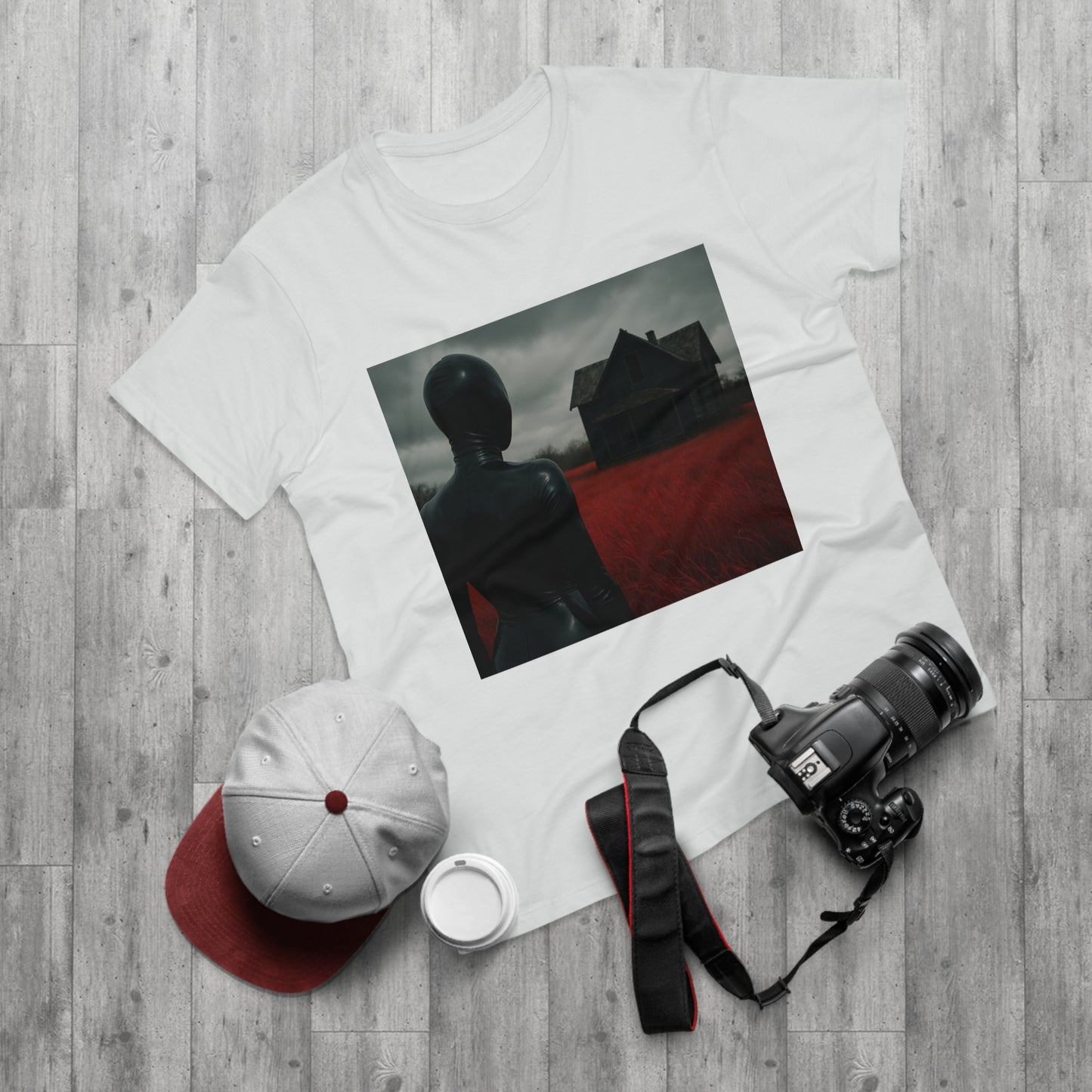 Mysterious Landscape Unisex T-Shirt - Casual Wear, Artistic Tee, Unique Gift, Streetwear, Home Decor, Graphic Shirt