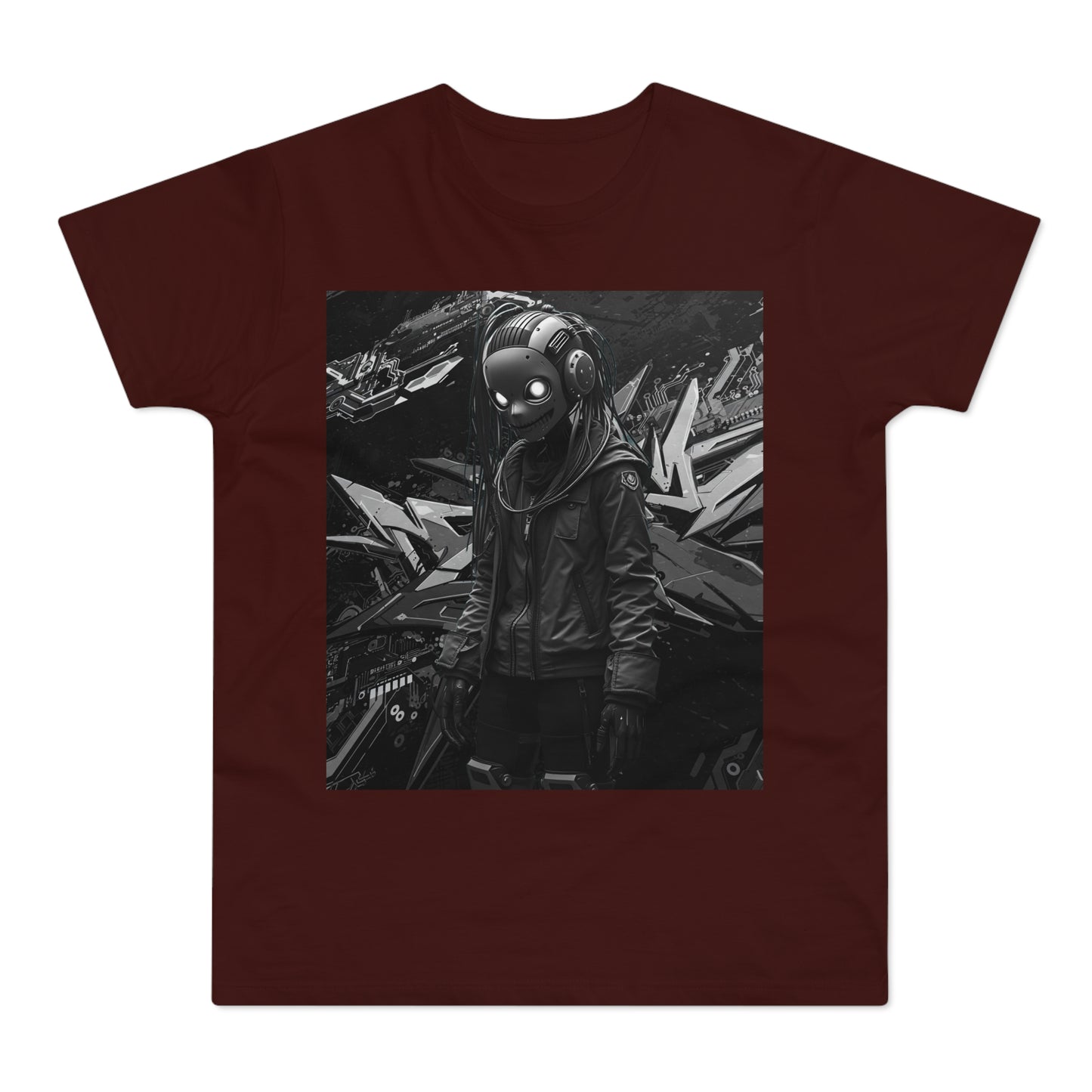 Urban Cyberpunk Unisex T-Shirt - Edgy Graphic Tee with Futuristic Design