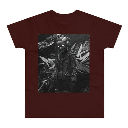 Urban Cyberpunk Unisex T-Shirt - Edgy Graphic Tee with Futuristic Design