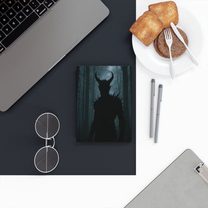 Mysterious Devil Hard Backed Journal, Gothic Notebook, Horror Writing Journal, Spooky Gift, Dark Aesthetic Stationery