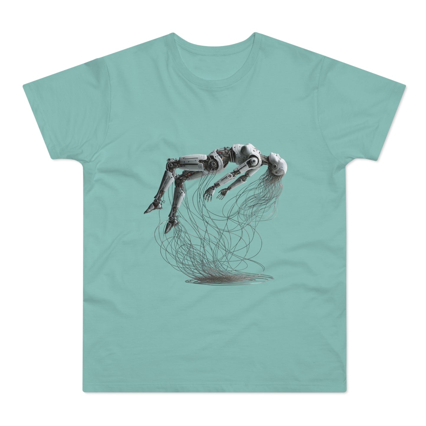 Futuristic Graphic Tee, Cool Unisex T-Shirt for Tech Enthusiasts, Gift for Birthdays, Casual Wear, Unique Art Shirt