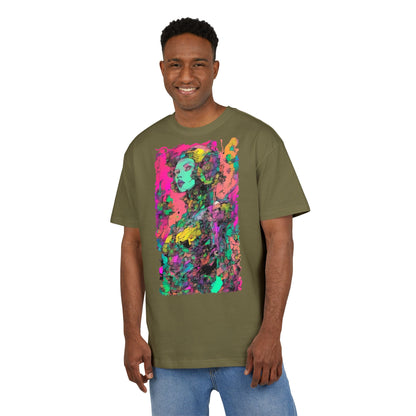 Artistic Oversize Tee - Vibrant Graphic Shirt, Casual Streetwear, Unique Gift for Art Lovers, Everyday Wear, Graphic Tee