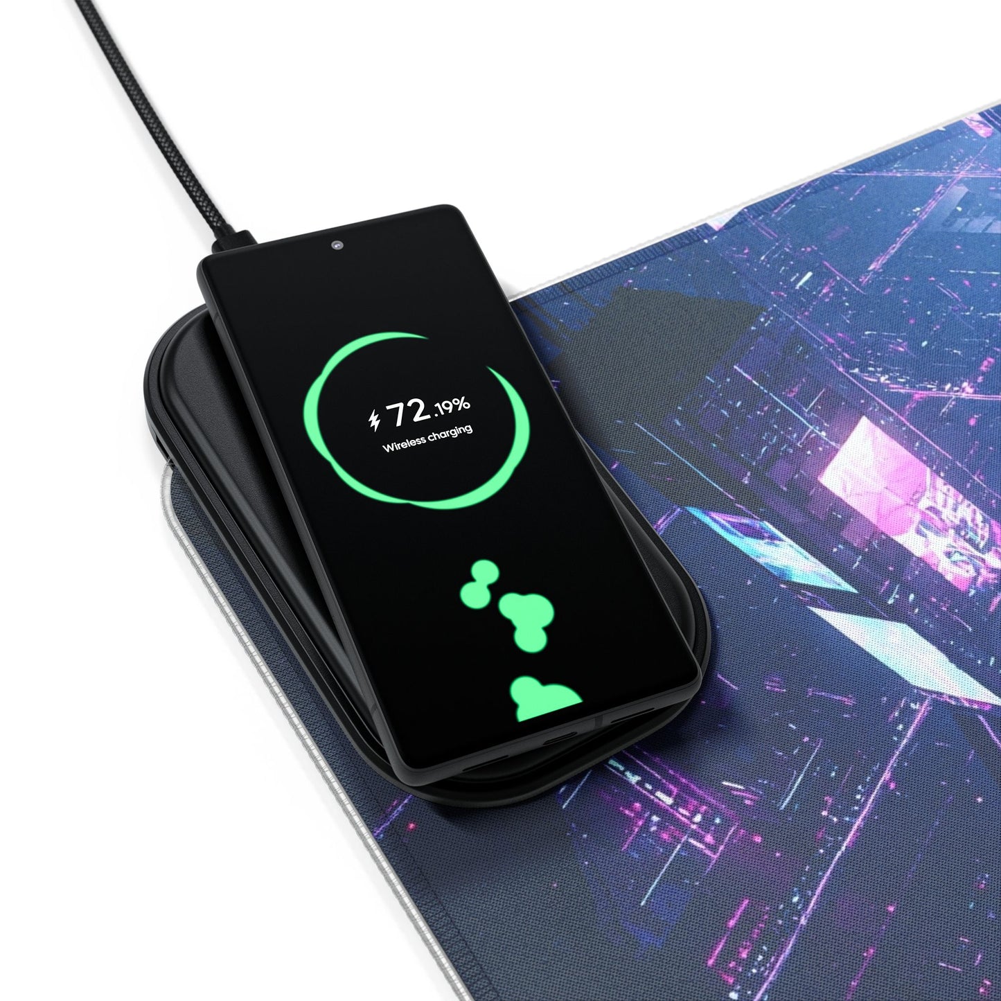 LED Wireless Charging Gaming Mouse Pad, RGB, Desk Accessory, Gamer Gift, Office Decor, Tech Accessories