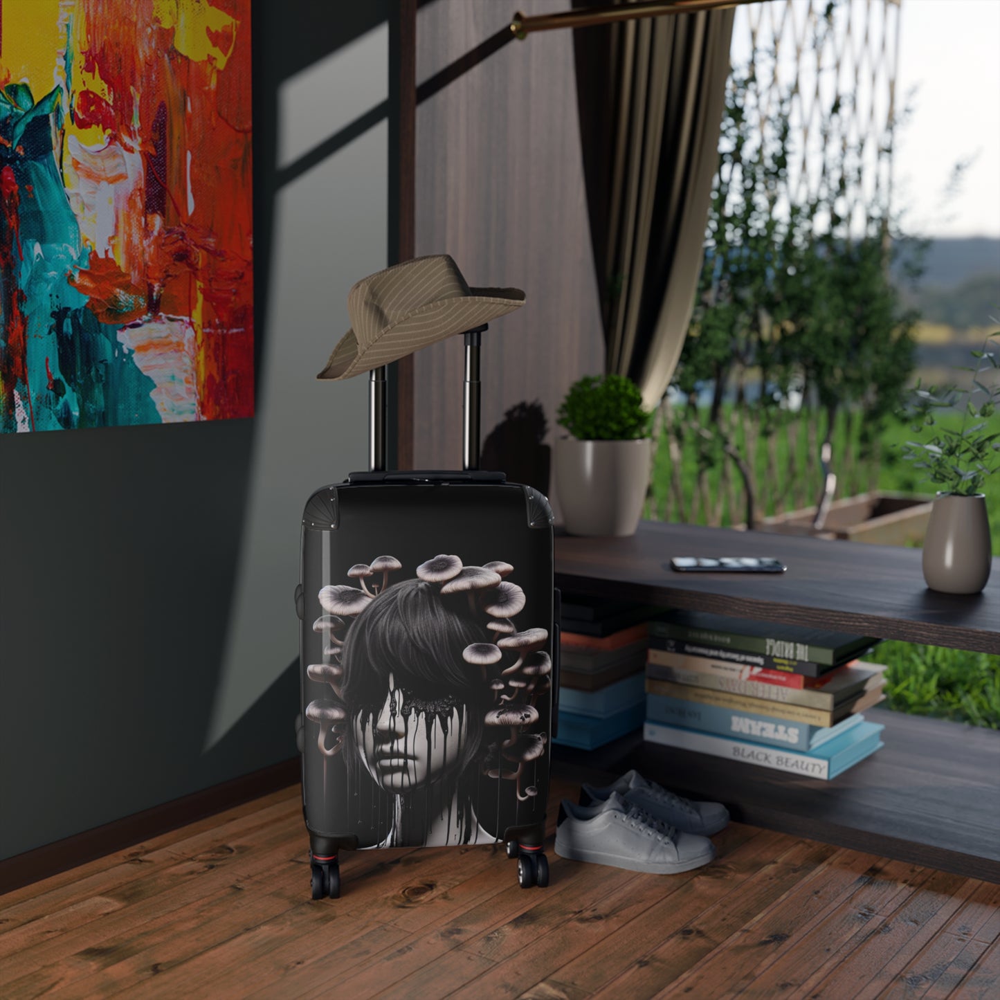 Travel Suitcase - Stylish Gothic Design for Adventurers
