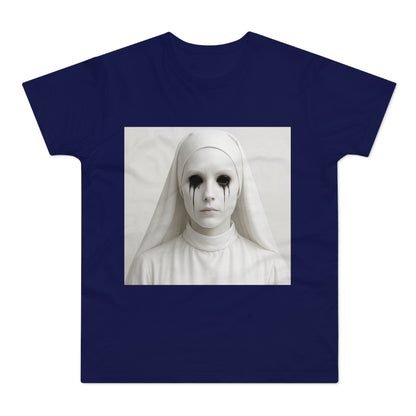 Spooky Art Tee, Unisex Graphic T-shirt, Halloween Costume, Horror Aesthetic Shirt, Creepy Vintage Look Top
