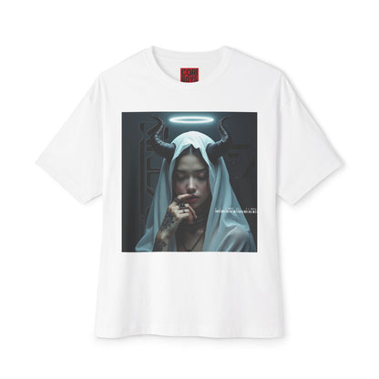 Gothic Inspired Oversized Tee - Perfect for Halloween, Music Festivals, Casual Wear, Alternative Fashion, Unique Gift Ideas
