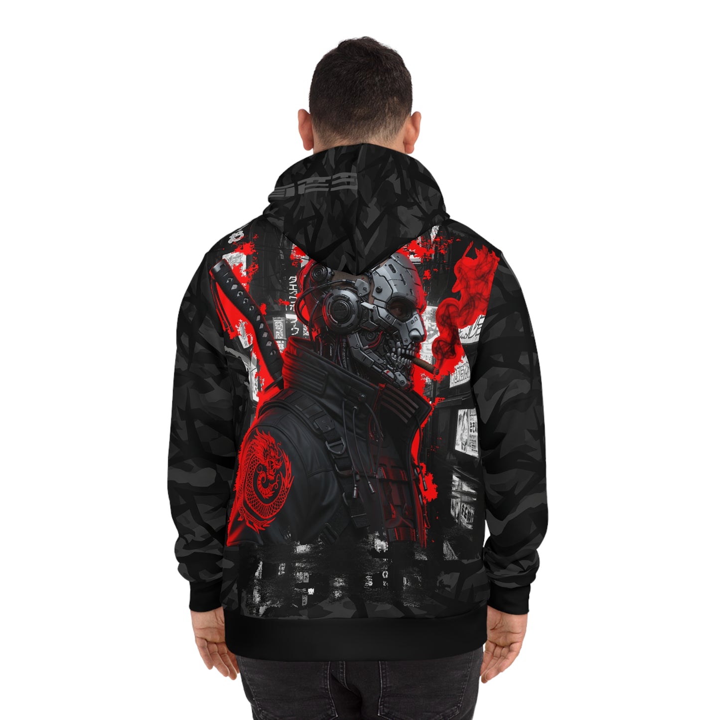 Urban Style Fashion Hoodie - Bold Graphic Design, Streetwear, Casual Wear, Gift for Gamers & Trendsetters, AOP Hoodie