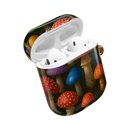 Colorful Mushroom AirPod Case - Quirky, Fun, Eco-Friendly Accessory for Nature Lovers, Perfect Gift for Birthdays, Holidays