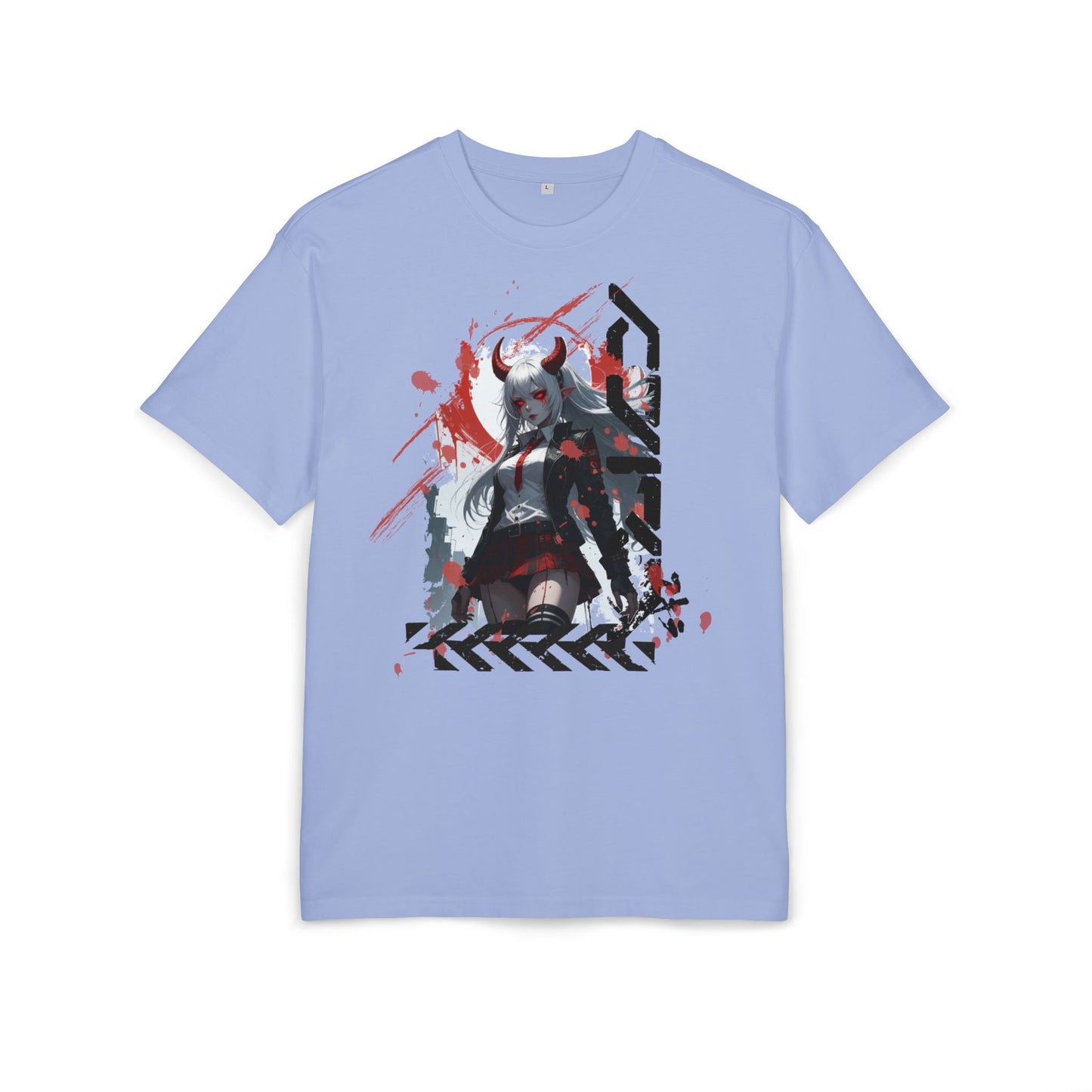 Unique Graphic Loose Fit Tee, Oversized T-Shirt, Streetwear Style, Trendy Casual Wear, Gift for Anime Lovers, Art-Inspired Fashion