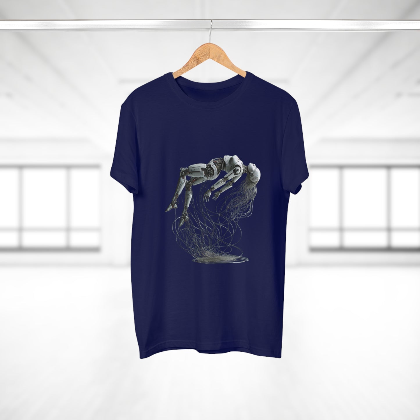 Futuristic Graphic Tee, Cool Unisex T-Shirt for Tech Enthusiasts, Gift for Birthdays, Casual Wear, Unique Art Shirt