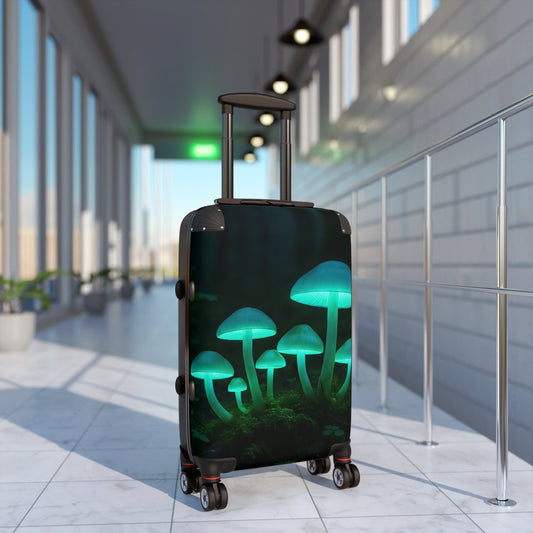 Mushroom Suitcase, Unique Travel Luggage, Stylish Carry-On for Nature Lovers, Perfect for Adventures, Gifts for Travelers