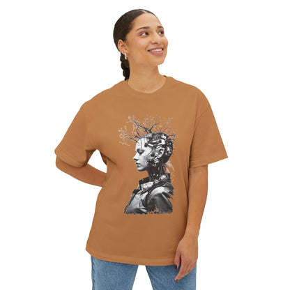 Eco-Friendly Unisex Oversized Tee Featuring Unique Abstract Design, Perfect for Casual Wear, Street Style, and Artistic Expression