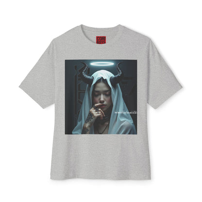 Gothic Inspired Oversized Tee - Perfect for Halloween, Music Festivals, Casual Wear, Alternative Fashion, Unique Gift Ideas