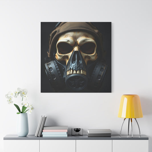 Gothic Skull Wall Art, Edgy Home Decor, Unique Gift, Fantasy Artwork, Statement Piece, Industrial Style