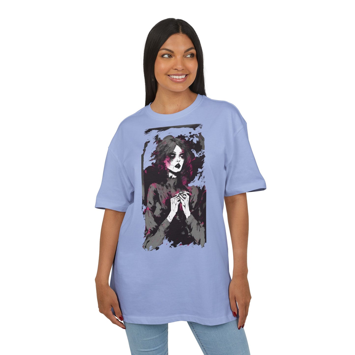 Artistic Oversize Tee | Unisex Tee with Unique Design, Casual Wear, Graphic Shirt, Gift for Art Lovers, Statement T-Shirt