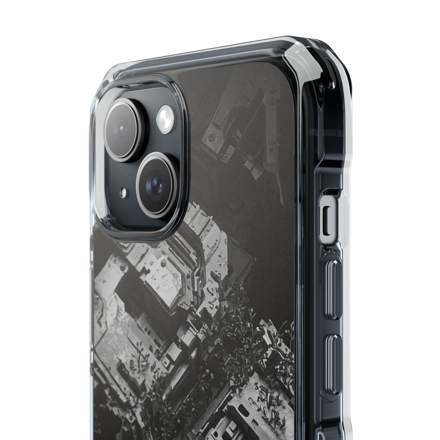 Stylish Magnetic Clear Impact Cases for iPhone, Heavy-Duty Protection, Customized Cases, Tech Lover Gift, Trendy Phone Accessories