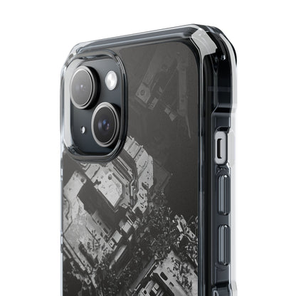 Stylish Magnetic Clear Impact Cases for iPhone, Heavy-Duty Protection, Customized Cases, Tech Lover Gift, Trendy Phone Accessories