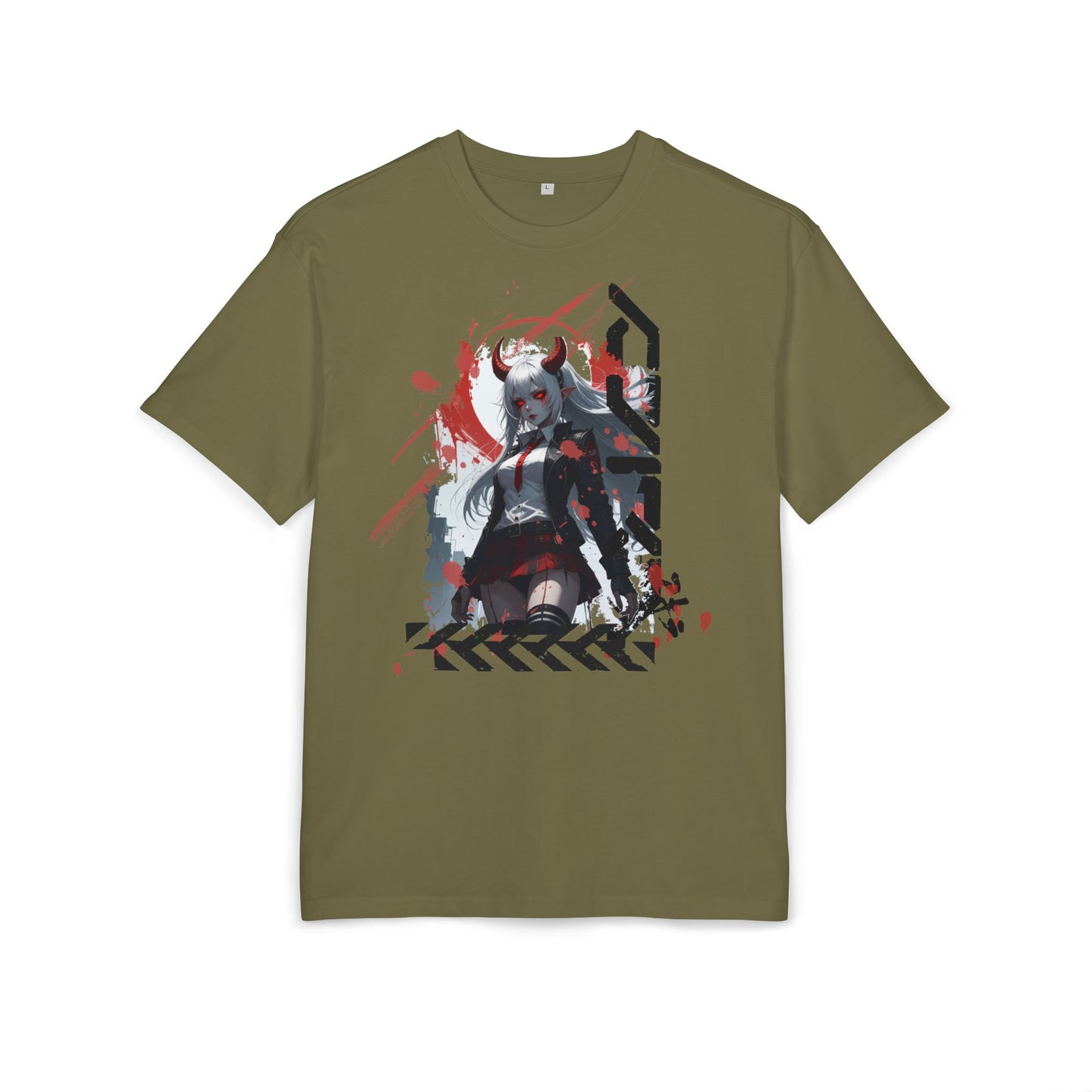 Unique Graphic Loose Fit Tee, Oversized T-Shirt, Streetwear Style, Trendy Casual Wear, Gift for Anime Lovers, Art-Inspired Fashion