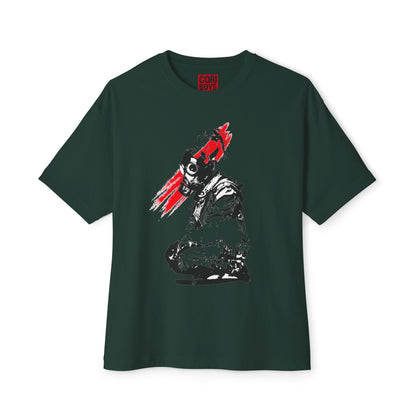 Edgy Graphic Oversized Tee, Unisex Artistic T-Shirt, Casual Streetwear Top, Unique Gift for Him or Her, Trendy Urban Apparel