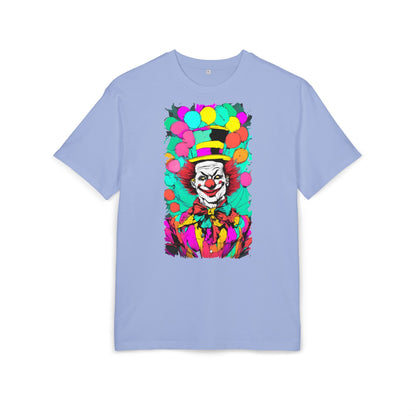 Colorful Clown Graphic Unisex Oversize Tee | Fun Wear, Festival Outfit, Circus Theme, Unique Gift, Statement Shirt