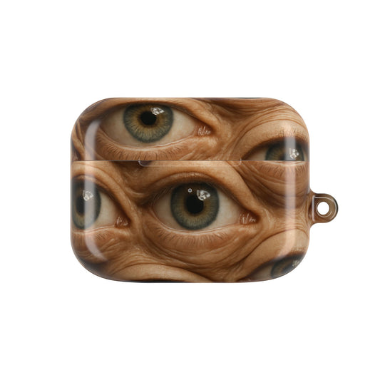 Unique Eye Pattern AirPod Case, Quirky AirPod Cover, Gift for Tech Lovers, Trendy Accessories, Fun Gadget Protection