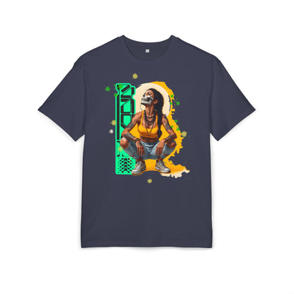 Vibrant Artistic Oversize Tee, Unisex Graphic Tee, Streetwear Fashion, Cool Casual Wear, Unique Art Inspired Shirt