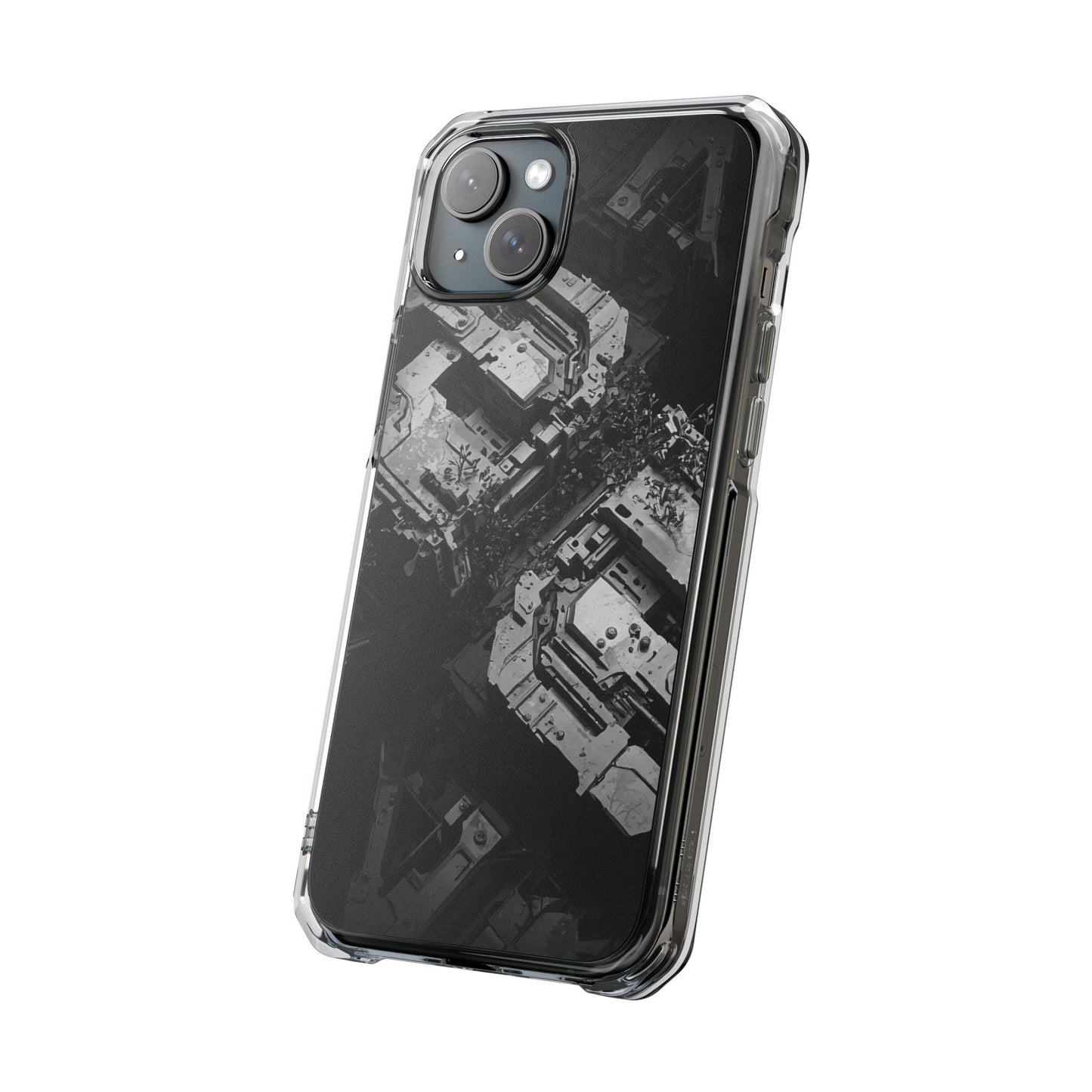 Stylish Magnetic Clear Impact Cases for iPhone, Heavy-Duty Protection, Customized Cases, Tech Lover Gift, Trendy Phone Accessories