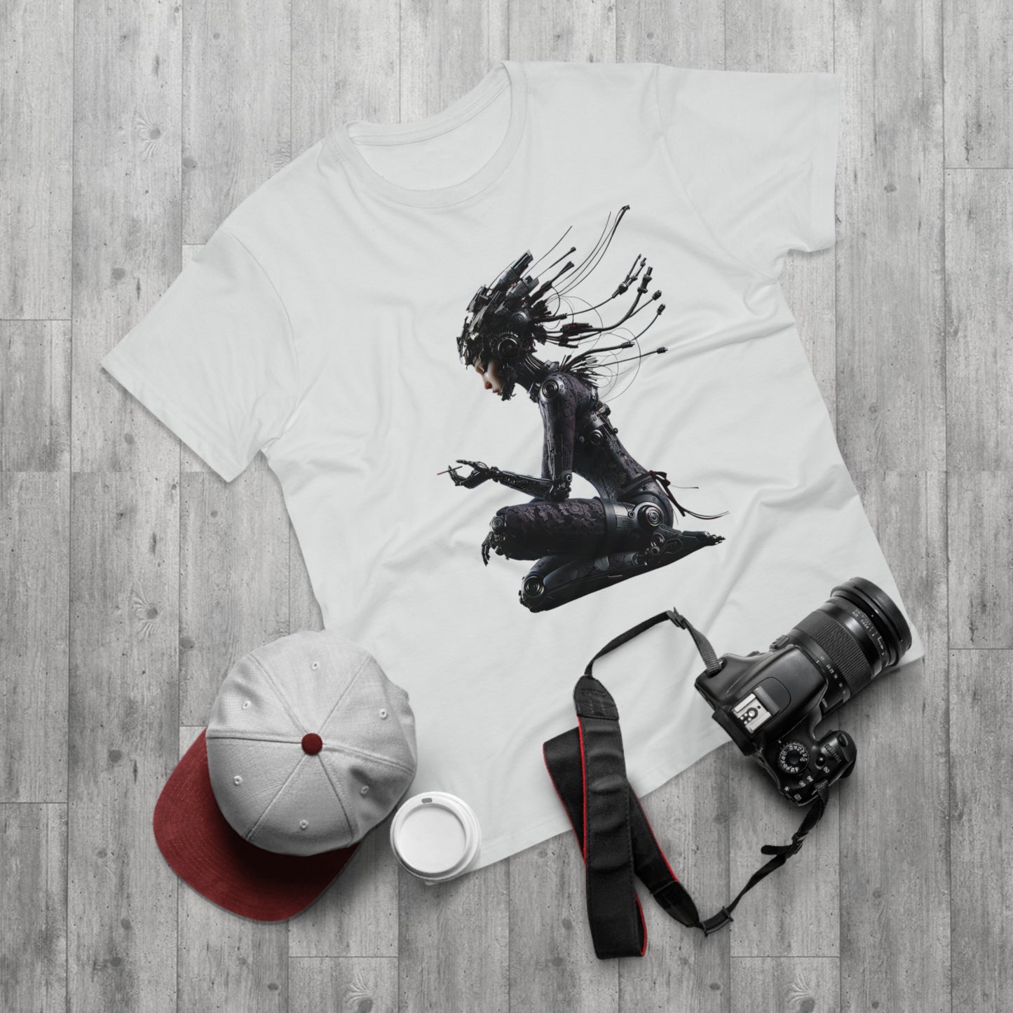 Futuristic Cyberpunk Unisex T-Shirt - Unique Graphic Tee