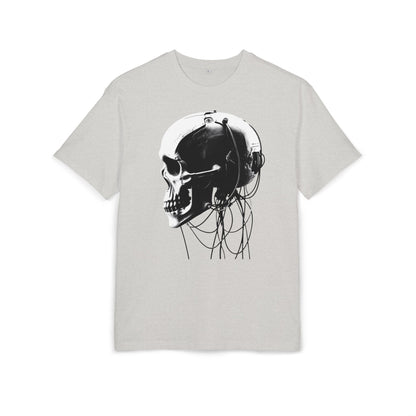 Unisex Skull Graphic Oversize Tee - Bold, Edgy Style for Casual Wear