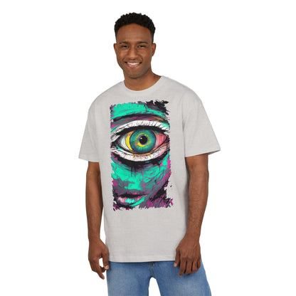 Stylish Eye Graphic Tee, Unisex Oversized T-Shirt, Casual Wear, Street Style, Gift for Art Lovers, Funky Apparel