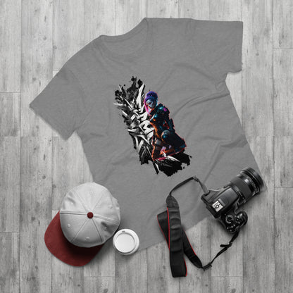 Unisex Graphic T-Shirt Featuring Bold Illustration, Streetwear Style Tee, Trendy Casual Wear, Perfect Gift for Graphic Art Lovers