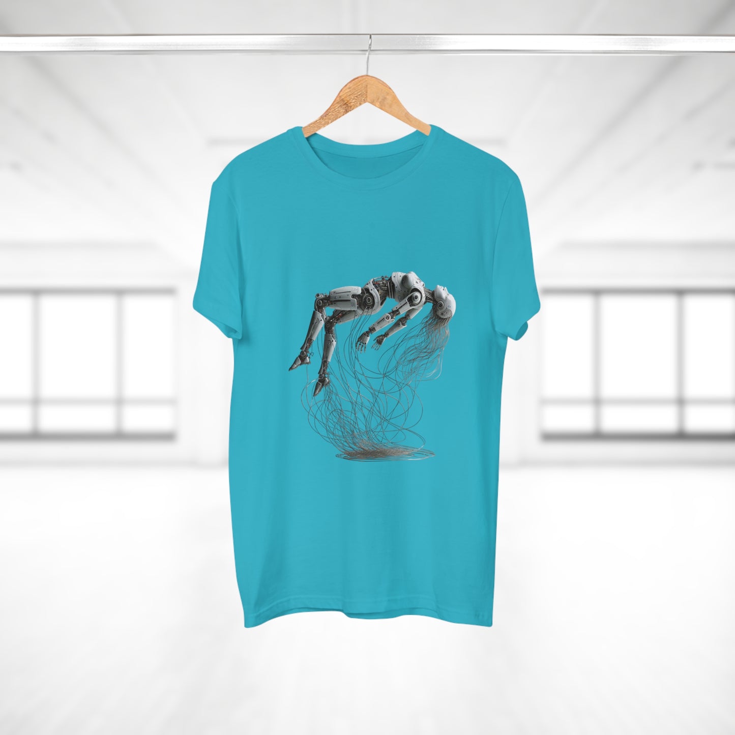 Futuristic Graphic Tee, Cool Unisex T-Shirt for Tech Enthusiasts, Gift for Birthdays, Casual Wear, Unique Art Shirt