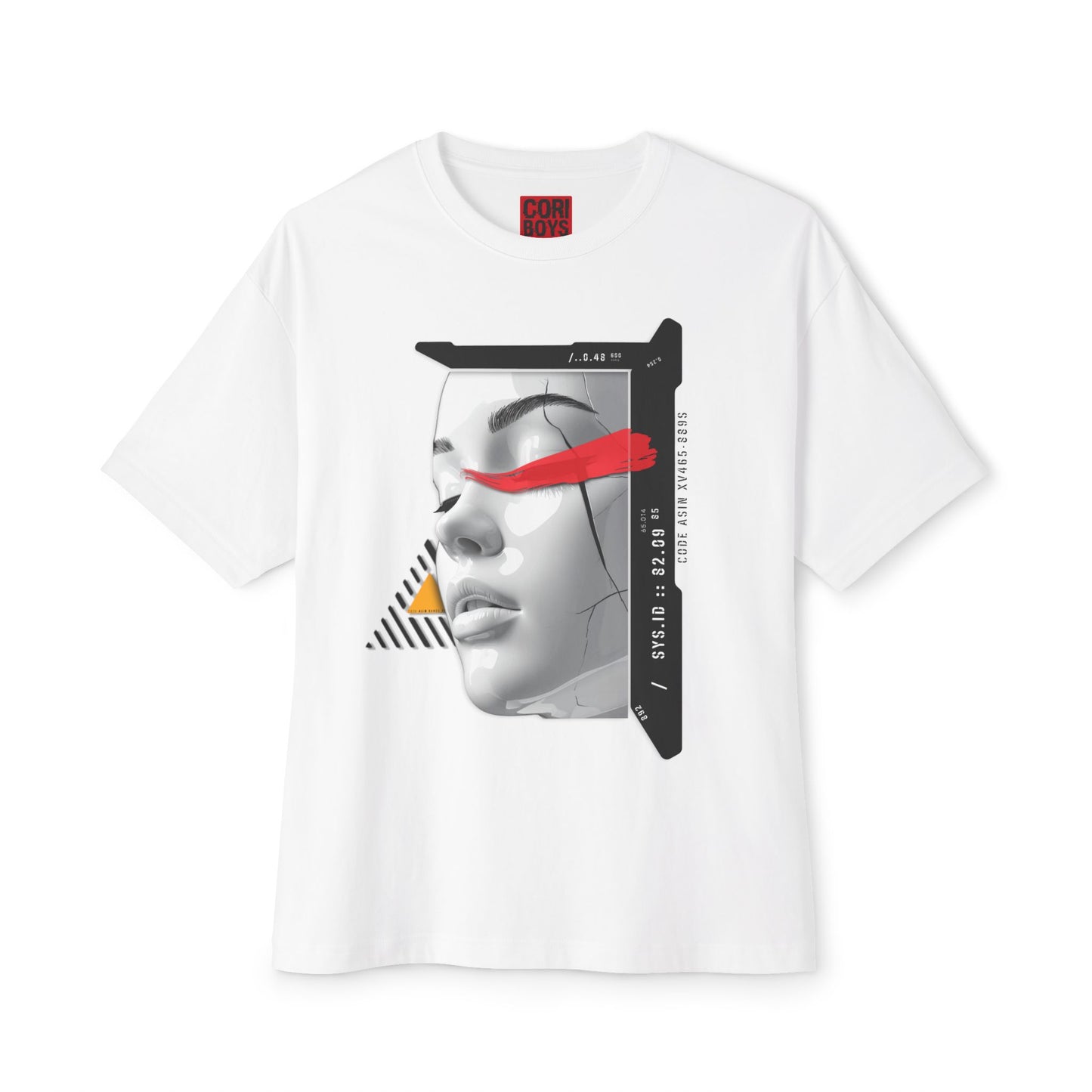 Chic Graphic Oversized Tee - Casual Wear, Streetwear, Art Tee, Gift for Her, Fashionable Comfort Wear