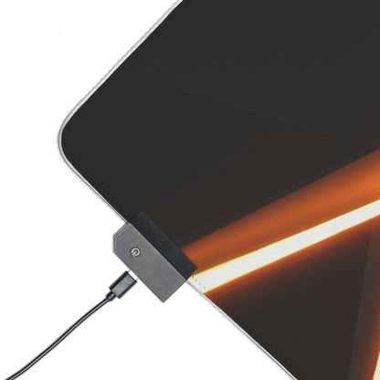 Gaming Mouse Pad with Abstract Cyber Design