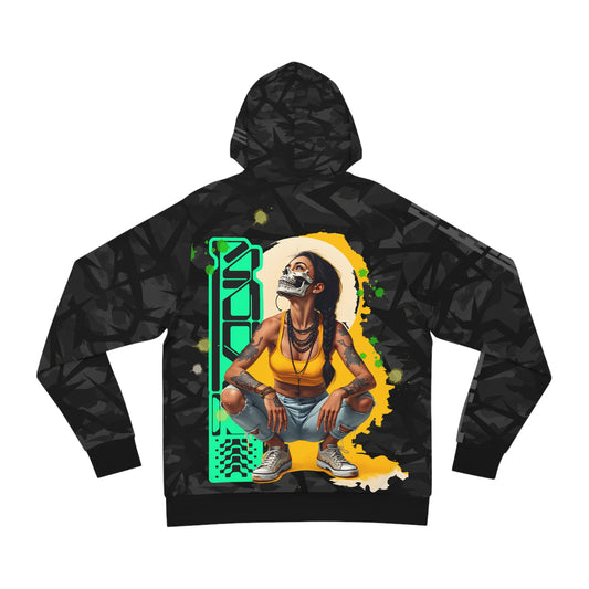 Bold Urban Fashion Hoodie, Streetwear, Graphic Hoodie, Casual Outfit, Trendy Gift, Apparel for Music Lovers