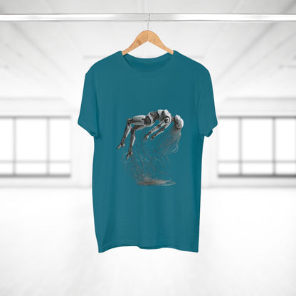 Futuristic Graphic Tee, Cool Unisex T-Shirt for Tech Enthusiasts, Gift for Birthdays, Casual Wear, Unique Art Shirt