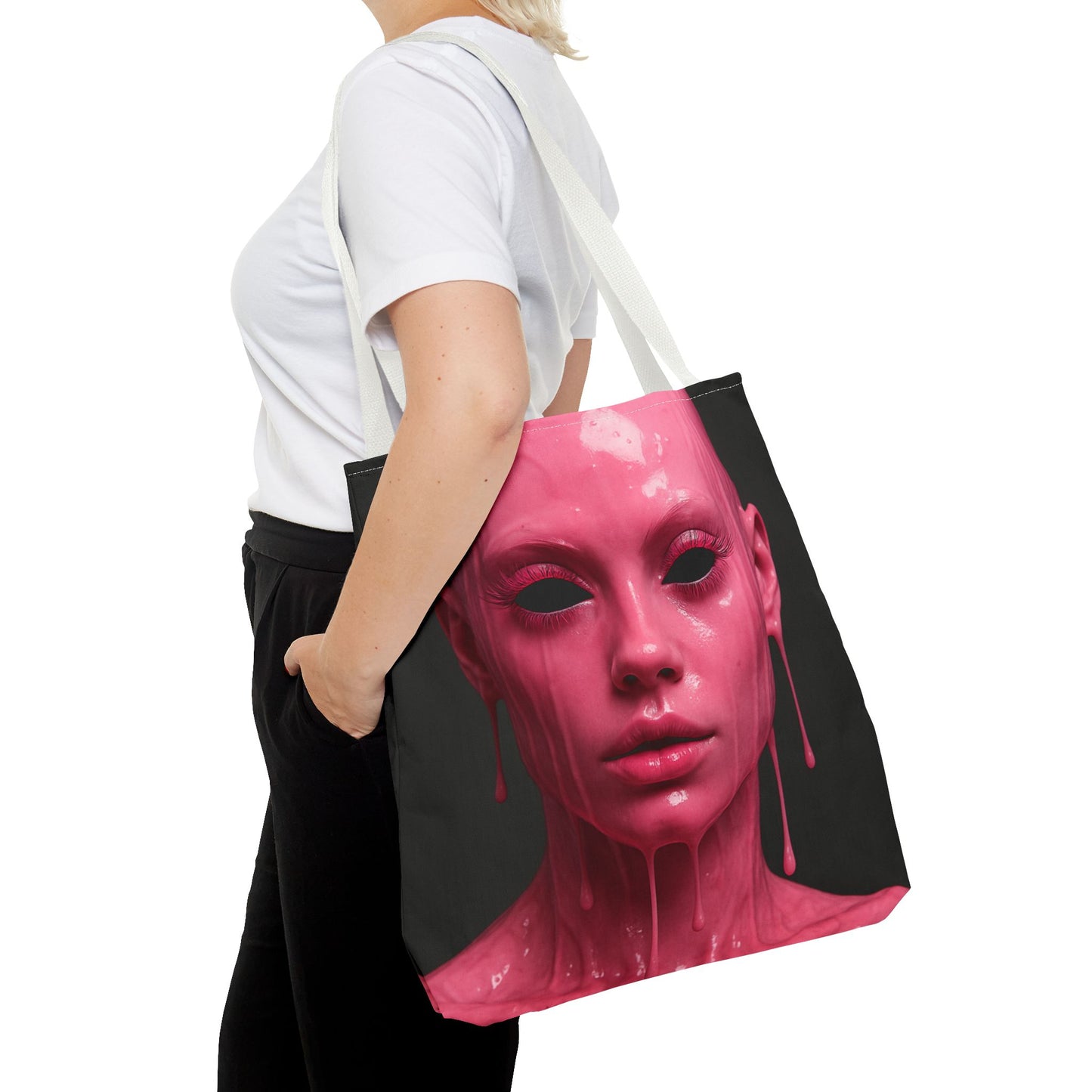 Abstract Art Tote Bag, Unique Shopping Bag, Eco-Friendly Carryall, Gift for Art Lovers, Trendy Fashion Accessory